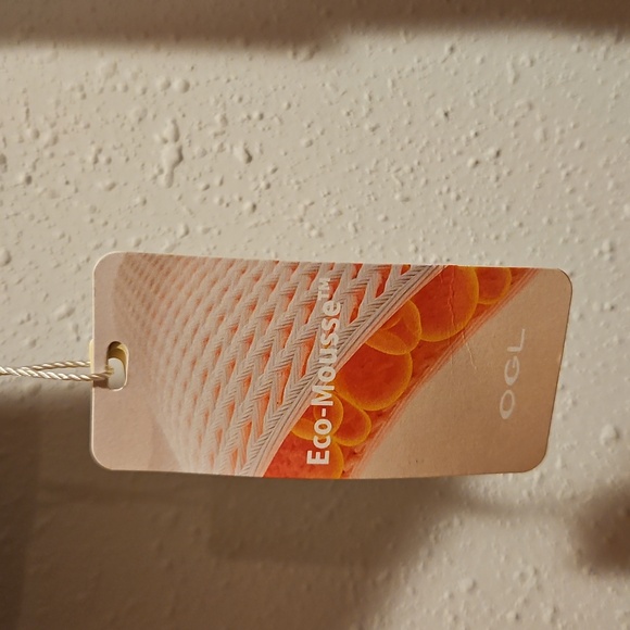 NWT OGL Eco-Mousse Soft Heather Gray Long Sleeve Mockneck Cropped Top S - Picture 2 of 5